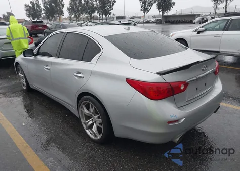 2014 Infiniti Q50 Premium из США, поврежденный, VIN JN1BV7AP3EM678730